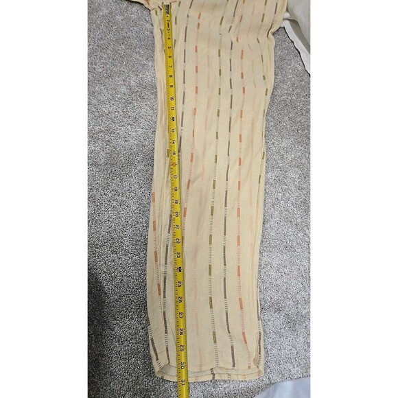 Free People Soft Spirit Trousers Pants Pockets Sand Combo Cream Women’s Size 4 - Picture 9 of 11